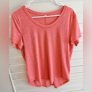 lululemon athletica Coral Short Sleeve Tee